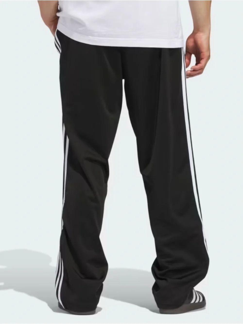 Adidas Original Adicolor Firebird Black Track Pants Men Size NWT